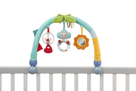 Sophie de giraf activiteitenboog - boxmobiel - speelboog - baby speelgoed - universele bevestiging - vanaf 0 maanden - 16x31x7 cm - meerkleurig