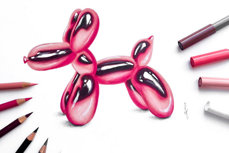 Kangaro faber-castell - workshoppakket balloondog i.s.m. joukje - doc-ws-paksp15