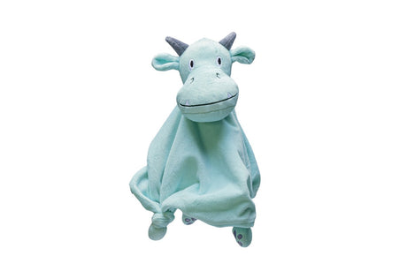 Beeztees puppy speelgoed knuffeldoek draak - puppy knuffel - honden speelgoed - pluche - groen - 31,5x25x7,5 cm s