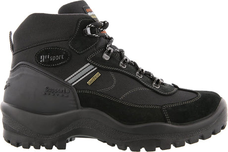 Grisport torino mid unisex wandelschoenen - black 36