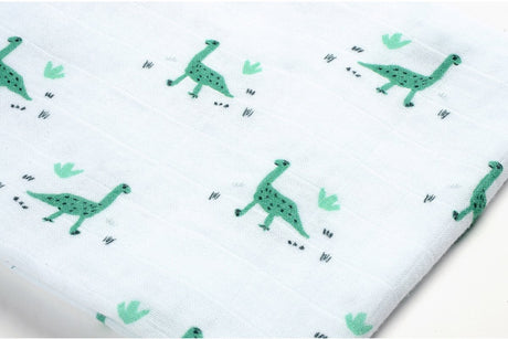 Béaba ele doeken – set van 3 tetra doeken – 100% biologisch katoenen doek – 70×70 cm – ademende ultrazachte mousseline – inclusief deluxe geschenkdoos – jurassic green