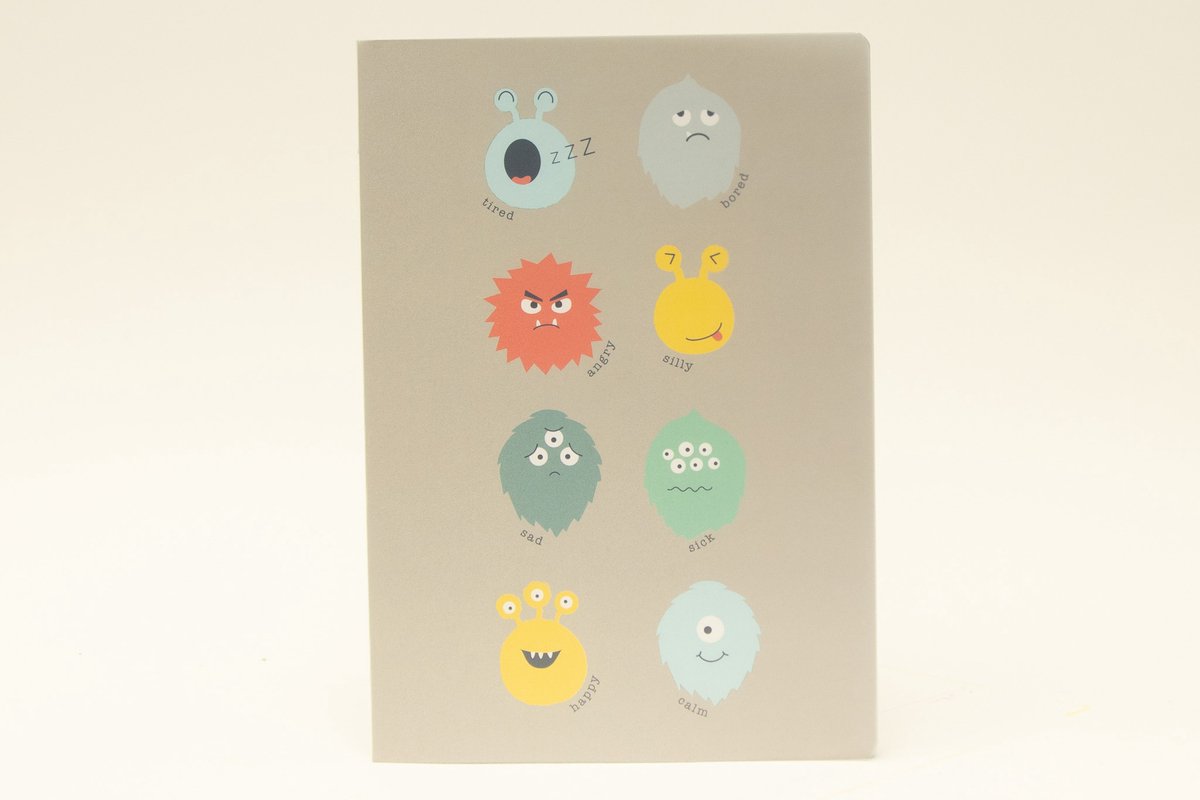 Ancor schrift b'log play me monsters a5 lijn 48 vel 90 grams pp cover