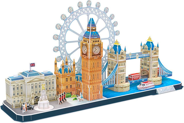 Cubic fun - 3d-puzzel - city line londen - 107 stukjes