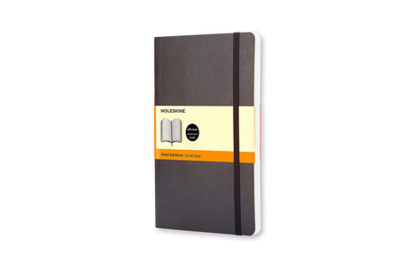Moleskine classic notitieboek - large - softcover - gelinieerd - zwart