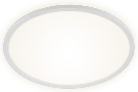 Briloner slim - led plafonniére - plafondlamp dimbaar - plafondlamp met achtergrondverlichting - incl. afstandsbediening - 22 watt - 3000 lumen - wit