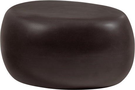 Vtwonen pebble bijzettafel - betonlook - donkerbruin - 31x65x49