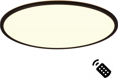 Rl live your light reality scott - plafondlamp - zwart mat - incl. 1x smd 30 w - zwenkbaar