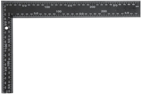 Vorel serie - metalen winkelhaak - 300x200 mm - zwart - duurzaam