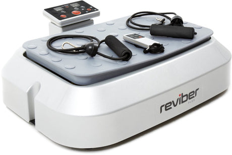 Reviber plus - trilplaat fitness - powerplate - inclusief weerstandsbanden en afstandsbediening