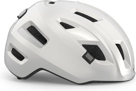 Met e-mob fietshelm mannen vrouwen - fietshelm e bike volwassenen - maat s (52-56cm) - nta8776 - white