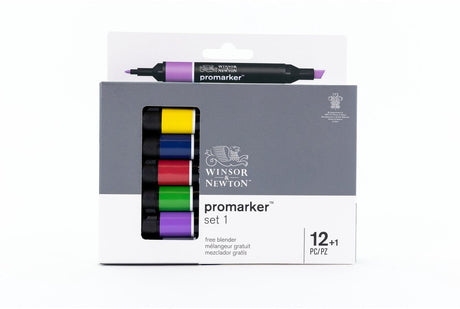 Winsor newton 0290137 promarker™ 12+1 set | professionele layoutmarkers alcoholmarkers