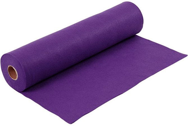 Creativ company hobbyvilt breedte 45 cm dikte 1,5-2 mm 180-200 g paars 5 m 1 rol
