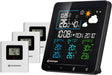 Bresser weerstation - quadro individio - nv - thermo-, hygrometere - 3 sensoren