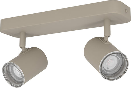 Eglo consuma 1 opbouwspot - badkamer - gu10 - 28 cm - zandkleur beige