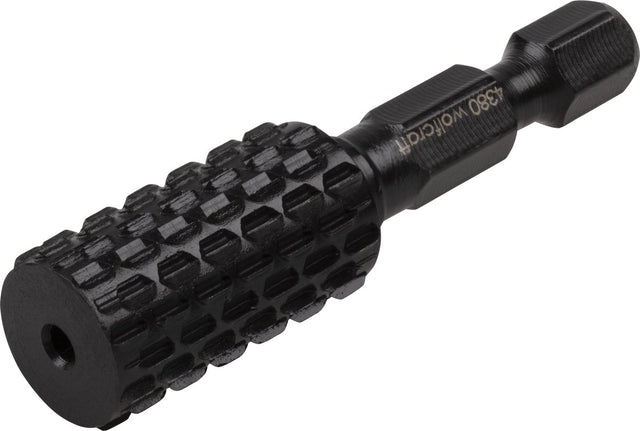 Wolfcraft - profielrasp 12mm voor metaal - zeskantschacht rasp boormachine - 4380000
