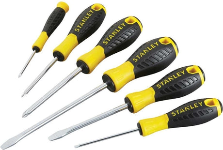Stanley 6-delig schroevendraaierset essential klein - stht0-60208