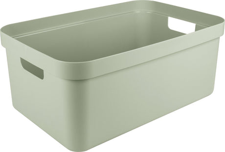 Sunware opbergbox sigma - kunststof - 45 liter - lichtgroen - opberg dozen bakken - opbergers - 39 x 59 x 24 cm