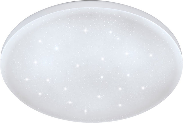 Eglo frania-s plafondlamp - led - ø 22 cm - wit - glinsterend