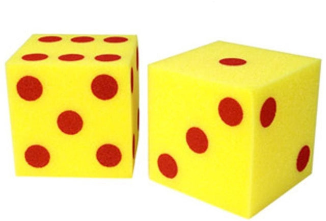 Learning resources gigantische zachte dobbelstenen met stippen - set van 2 - 3+
