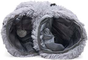 Beeztees kitten nona - kattentunnel - grijs - 90x25x25 cm