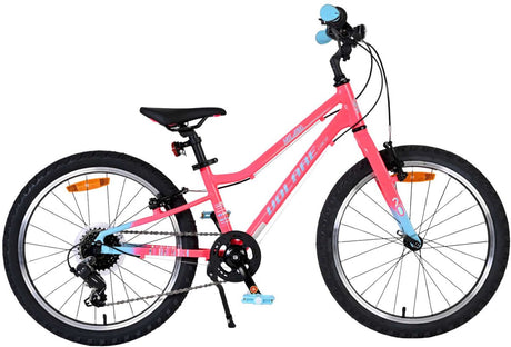 Volare milano kinderfiets - meisjes - 20 inch - roze - 6 versnellingen