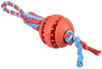 Duvo plus playtime touwspeeltje rubrop tugger met bal voor honden 33x8x8cm rood xl