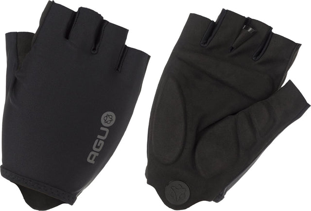 Agu gel fietshandschoenen zomer - wielrenhandschoenen dames heren - zwart - maat xl