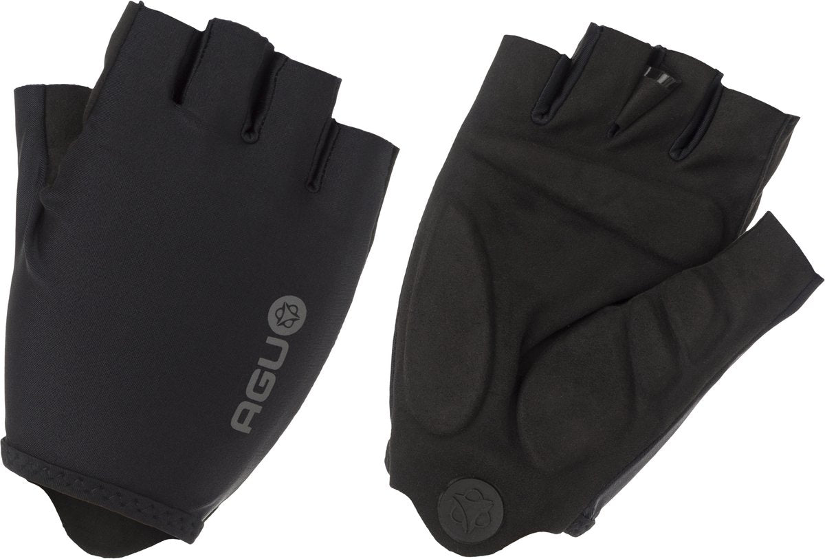 Agu gel handschoenen - fietshandschoenen - wielrenhandschoenen - 2 mm gelpadding - siliconen grip - unisex - zwart - xxl