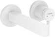 Hansgrohe finoris - inbouw wastafelmengkraan - ééngreeps bediening - met afvoerplug - 168mm - mat wit