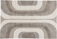 Woood moro vloerkleed - wol katoen grijswit - 170x240