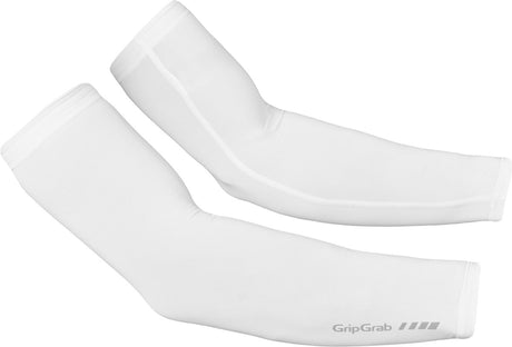 Gripgrab - upf 50+ uv protect arm sleeves zomer fiets armstukken uv bescherming - unisex - wit s