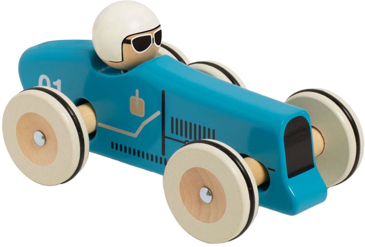 Classic world houten speelgoedauto montlhery