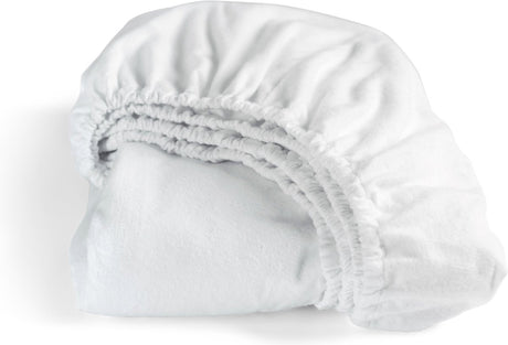 Cinderella - premium molton hoeslaken - tot 35 cm matrashoogte - 180x210 cm - wit