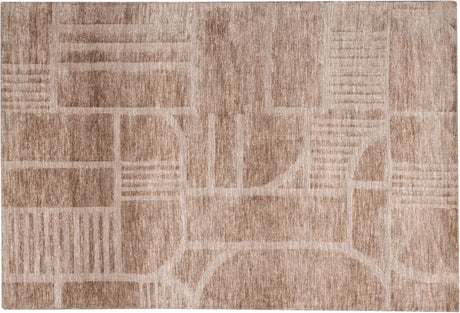Woood lovi vloerkleed - wol - taupe 170x240 cm