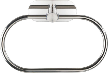 Wenko turbo-loc® handdoekring orea rvs glanzend - handdoekhouder - bevestigen zonder boren - zelfklevend - 10 jaar garantie