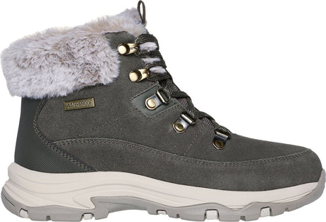 Skechers trego - snow worries dames wandelschoenen - olive 39