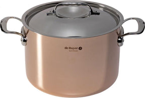 Debuyer de buyer prima matera braadpan koper rvs hoog 24cm ind.