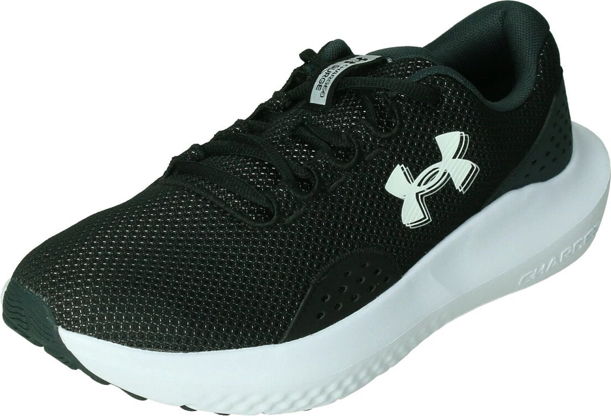 Under armour ua charged surge 4 heren sportschoenen - zwart - antraciet - wit