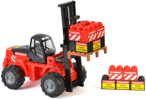 Mammoet toys mammoet vorkheftruck + stenen