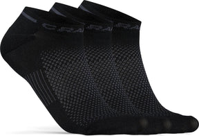 Craft active shaftless sock 3-pack unisex sportsokken - zwart 37-39