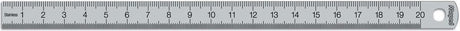 Maped office stalen 20 cm liniaal met gegraveerde maatverdeling