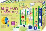 Kosmos big fun chemistry – experimenteerset – 17-delig - 20 experimenten – inclusief glow-in-the-dark slijm - chemielaboratorium