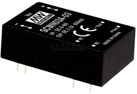 Mw mean well scwn03a-05 dc dc-convertermodule 600 ma 3 w aantal uitgangen: 1 x inhoud 1 stuk(s)