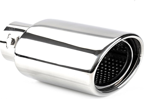 Amio universeel rvs ovaal uitlaat sierstuk - mt 023 - aansluit diameter tussen de 30mm en 50mm