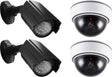 Alecto dc-kit - dummy camera's 4 stuks - diefstal preventie set met binnen- en buitencamera's en stickers
