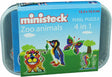 Ministeck dierentuin dieren 4in1 plastic doos 500 stukjes