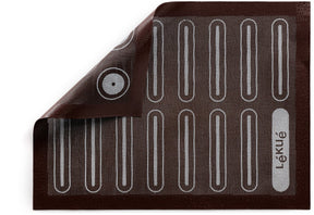 Lékué bakmat microgeperforeerd - 40 x 30 cm - siliconen - brown