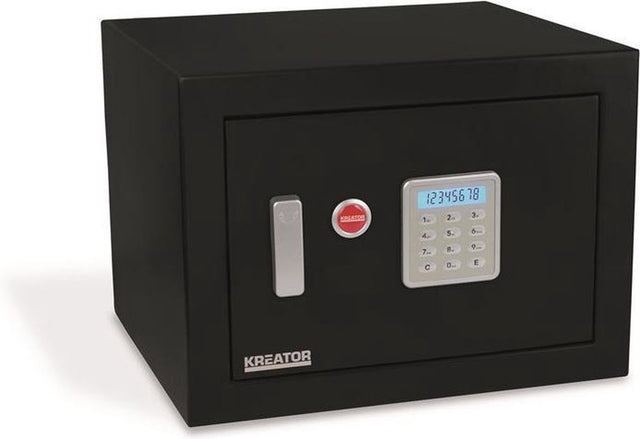 Kreator krt692030 elektronische kluis - brandwerend - 33 x 45 x 39,5 cm