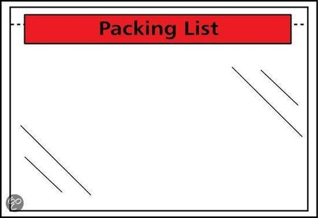 Raadhuis paklijstenvelop - 225x122mm - dl - packing list - 1000 stuks - rd-310301