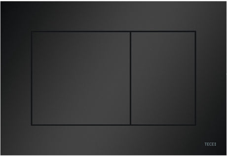 Tece now bedieningsplaat kunststof duospoeltechniek bediening voor of bovenzijde 220x150x5 mm kleur zwart mat